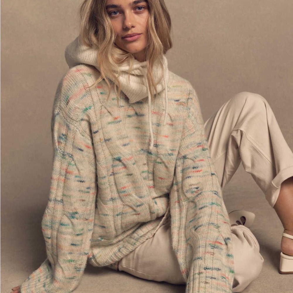 American Eagle Whoa So Soft Cable Sweater